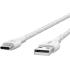 Belkin DuraTek Plus USB Type-C To USB-A Charging Cable with Strap 1.2M (White)